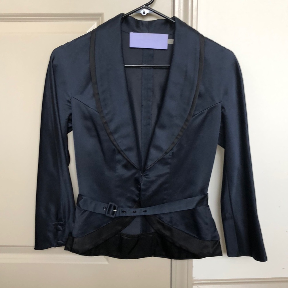 Vera Wang Lavender Label Silk Jacket
